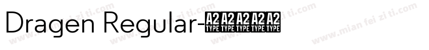 Dragen Regular字体转换